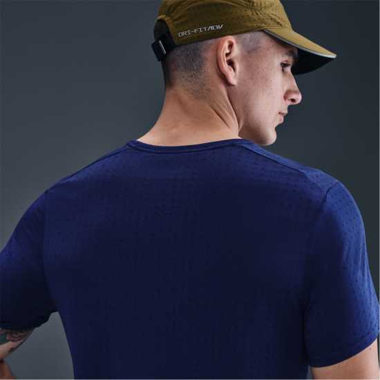 Мъжки дрехи за бягане Nike Breathe Miler Sn53 Blu Void/Rf Slv Nike Breathe Miler Sn53 Blu Void/Rf Slv Мъжки дрехи за бягане