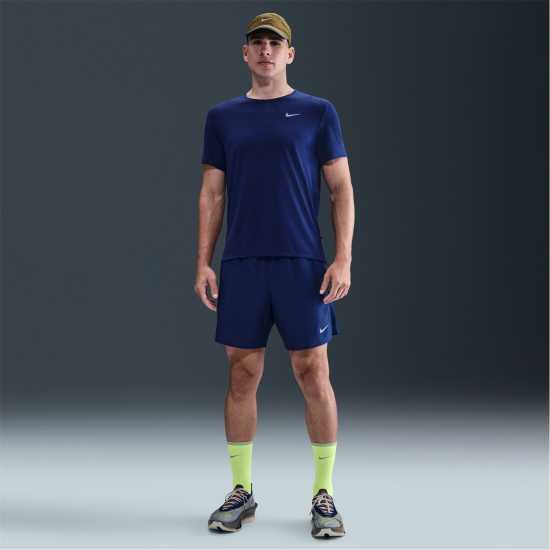 Мъжки дрехи за бягане Nike Breathe Miler Sn53 Blu Void/Rf Slv Nike Breathe Miler Sn53 Blu Void/Rf Slv Мъжки дрехи за бягане