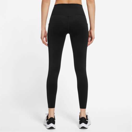 Nike Dri-FIT Go Women's Firm-Support Mid-Rise 7/8 Leggings with Pockets Черно 