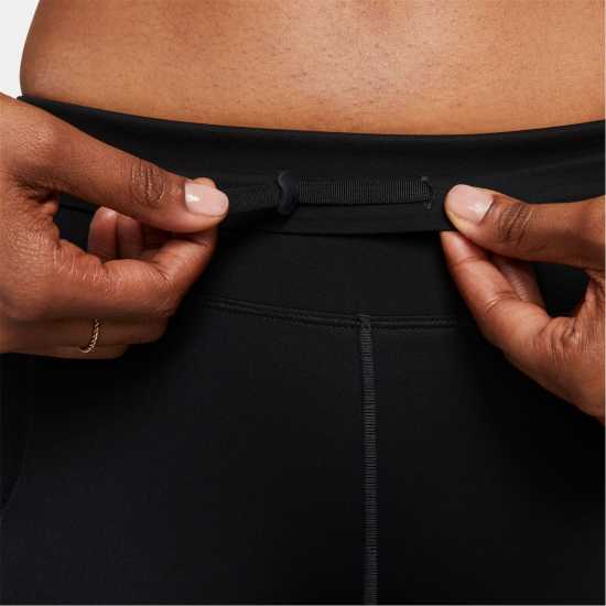 Nike Dri-FIT Go Women's Firm-Support Mid-Rise 7/8 Leggings with Pockets Черно 