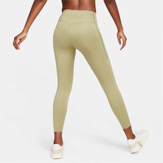 Дамски клинове за фитнес Nike Dri-FIT Go Women's Firm-Support Mid-Rise 7/8 Leggings with Pockets Олива/Черно Nike Dri-FIT Go Women's Firm-Support Mid-Rise 7/8 Leggings with Pockets Олива/Черно Дамски клинове за фитнес