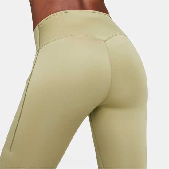 Дамски клинове за фитнес Nike Dri-FIT Go Women's Firm-Support Mid-Rise 7/8 Leggings with Pockets Олива/Черно Nike Dri-FIT Go Women's Firm-Support Mid-Rise 7/8 Leggings with Pockets Олива/Черно Дамски клинове за фитнес