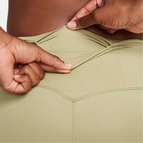 Дамски клинове за фитнес Nike Dri-FIT Go Women's Firm-Support Mid-Rise 7/8 Leggings with Pockets Олива/Черно Nike Dri-FIT Go Women's Firm-Support Mid-Rise 7/8 Leggings with Pockets Олива/Черно Дамски клинове за фитнес