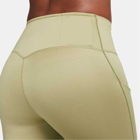 Дамски клинове за фитнес Nike Dri-FIT Go Women's Firm-Support Mid-Rise 7/8 Leggings with Pockets Олива/Черно Nike Dri-FIT Go Women's Firm-Support Mid-Rise 7/8 Leggings with Pockets Олива/Черно Дамски клинове за фитнес