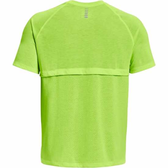 Under Armour Streaker Performance T-Shirt Green Мъжко облекло за едри хора