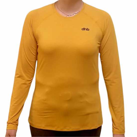 Dhb Aeron Women's Long Sleeve Top 2.0 Нарцис Дамски дрехи за бягане
