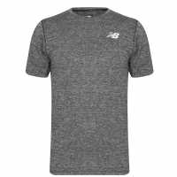 New Balance Мъжка Тениска Tenacity Short Sleeve T Shirt Mens Black Атлетика