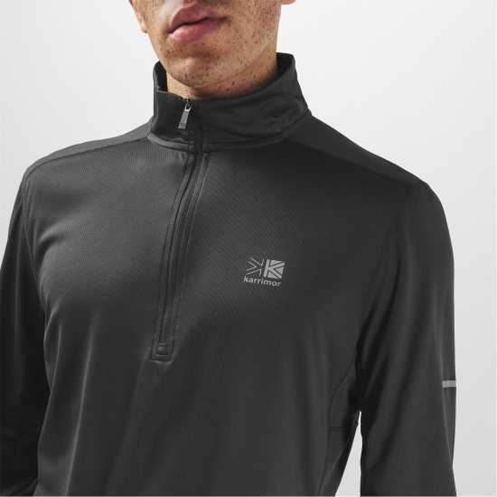 Мъжки горнища с цип Karrimor Мъжко Горнище С Цип Long Sleeve Quarter Zip Top Mens Угъл Karrimor Мъжко Горнище С Цип Long Sleeve Quarter Zip Top Mens Угъл Мъжки горнища с цип
