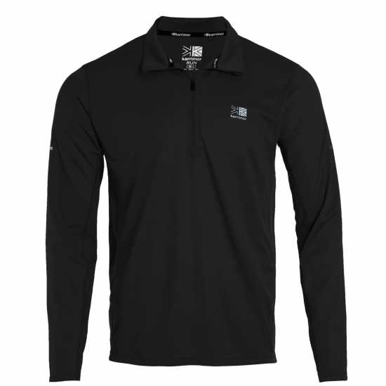 Мъжки горнища с цип Karrimor Мъжко Горнище С Цип Long Sleeve Quarter Zip Top Mens Черно Karrimor Мъжко Горнище С Цип Long Sleeve Quarter Zip Top Mens Черно Мъжки горнища с цип