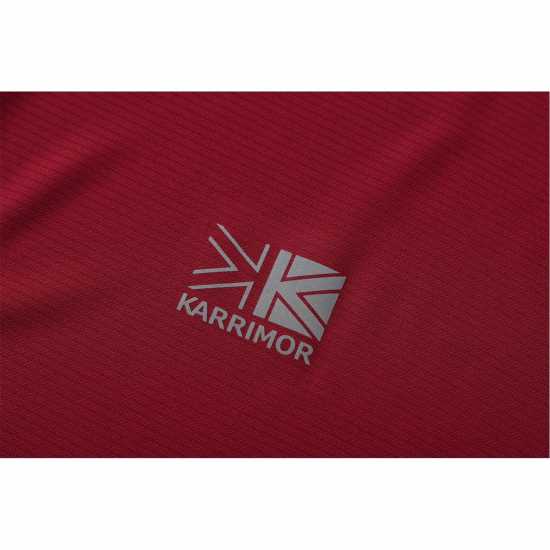 Karrimor Мъжко Горнище С Цип Long Sleeve 1/4 Zip Top Mens Ягода Karrimor Мъжко Горнище С Цип Long Sleeve 1/4 Zip Top Mens Ягода