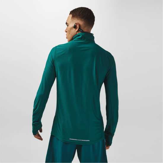 Мъжки горнища с цип Karrimor Мъжко Горнище С Цип Long Sleeve Quarter Zip Top Mens Синьо-зелено Karrimor Мъжко Горнище С Цип Long Sleeve Quarter Zip Top Mens Синьо-зелено Мъжки горнища с цип