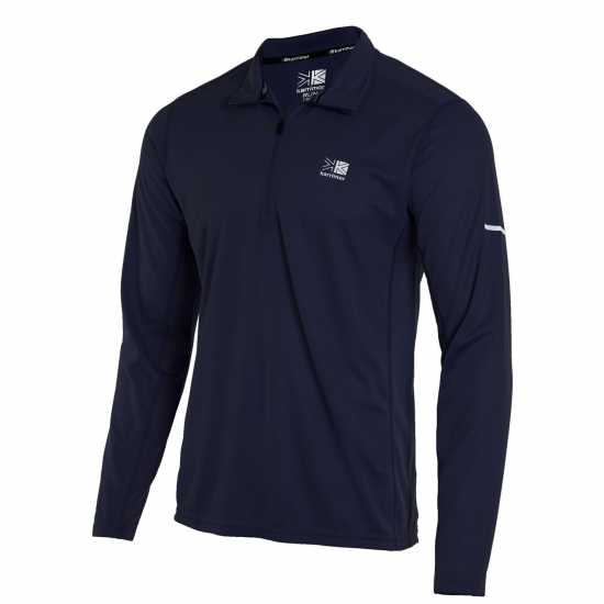 Мъжки горнища с цип Karrimor Мъжко Горнище С Цип Long Sleeve Quarter Zip Top Mens Морска синьо Karrimor Мъжко Горнище С Цип Long Sleeve Quarter Zip Top Mens Морска синьо Мъжки горнища с цип