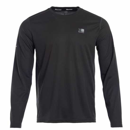 Мъжки дрехи за бягане Мъжка Тениска Karrimor Long Sleeve Run T Shirt Mens Угъл Мъжка Тениска Karrimor Long Sleeve Run T Shirt Mens Угъл Мъжки дрехи за бягане