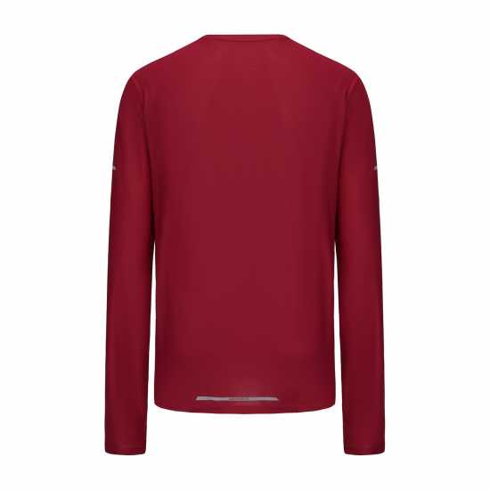 Мъжка Тениска Karrimor Long Sleeve Run T Shirt Mens Berry Мъжки дрехи за бягане