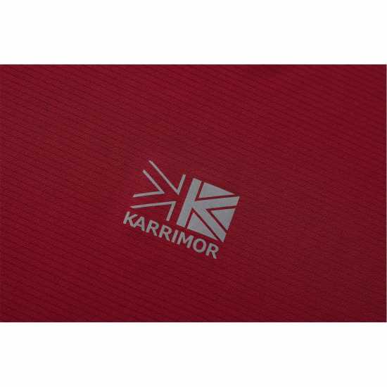 Мъжка Тениска Karrimor Long Sleeve Run T Shirt Mens Berry Мъжки дрехи за бягане