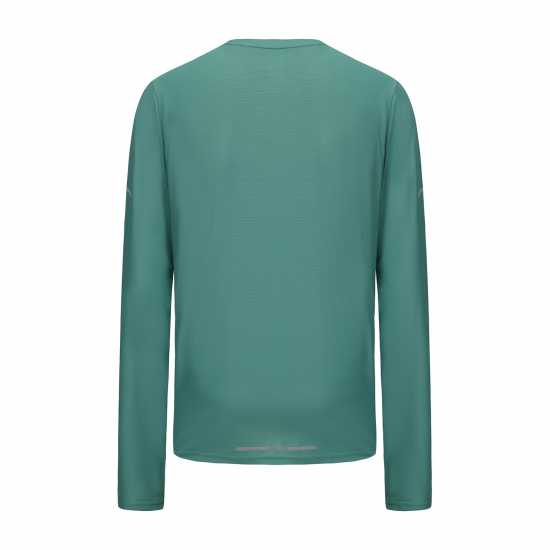 Мъжки дрехи за бягане Мъжка Тениска Karrimor Long Sleeve Run T Shirt Mens Green Spruce Мъжка Тениска Karrimor Long Sleeve Run T Shirt Mens Green Spruce Мъжки дрехи за бягане
