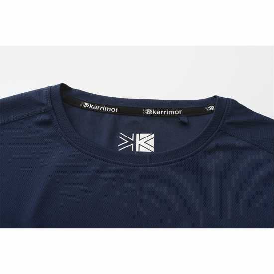 Мъжки дрехи за бягане Мъжка Тениска Karrimor Long Sleeve Run T Shirt Mens Морска синьо Мъжка Тениска Karrimor Long Sleeve Run T Shirt Mens Морска синьо Мъжки дрехи за бягане
