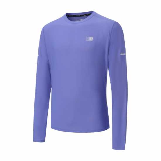 Karrimor Мъжка Тениска Long Sleeve Run T Shirt Mens Bold Blue 