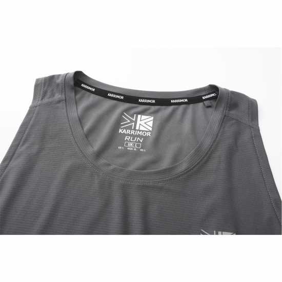 Мъжки Потник За Бягане Karrimor Run Vest Mens Угъл Мъжки дрехи за бягане