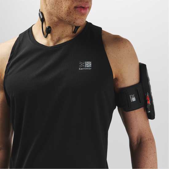 Мъжки дрехи за бягане Мъжки Потник За Бягане Karrimor Run Vest Mens Черно Мъжки Потник За Бягане Karrimor Run Vest Mens Черно Мъжки дрехи за бягане