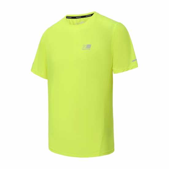 Мъжка Тениска Karrimor Run Short Sleeve T Shirt Mens Флуо Жълто Мъжка Тениска Karrimor Run Short Sleeve T Shirt Mens Флуо Жълто
