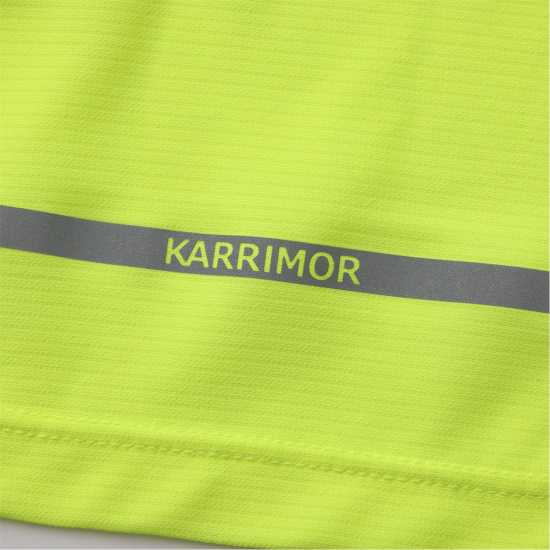 Мъжка Тениска Karrimor Run Short Sleeve T Shirt Mens Флуо Жълто Мъжка Тениска Karrimor Run Short Sleeve T Shirt Mens Флуо Жълто