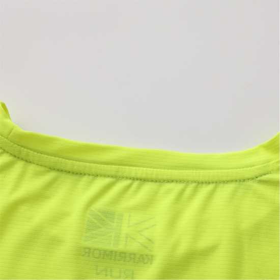 Мъжка Тениска Karrimor Run Short Sleeve T Shirt Mens Флуо Жълто Мъжка Тениска Karrimor Run Short Sleeve T Shirt Mens Флуо Жълто