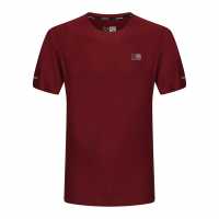 Мъжка Тениска Karrimor Run Short Sleeve T Shirt Mens Burgundy Мъжки тениски и фланелки