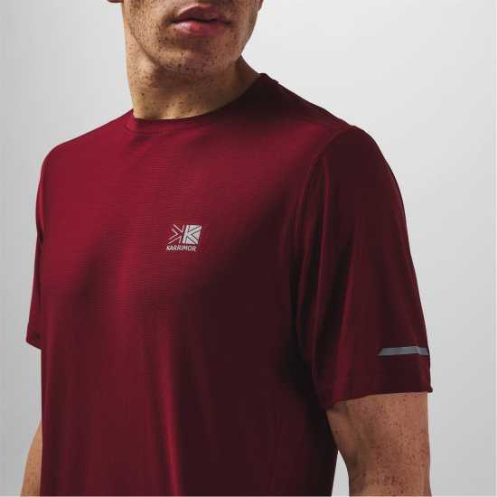 Мъжки тениски и фланелки Мъжка Тениска Karrimor Run Short Sleeve T Shirt Mens Burgundy Мъжка Тениска Karrimor Run Short Sleeve T Shirt Mens Burgundy Мъжки тениски и фланелки