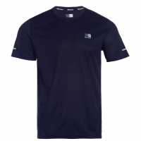 Мъжка Тениска Karrimor Run Short Sleeve T Shirt Mens Морска синьо Мъжки тениски и фланелки