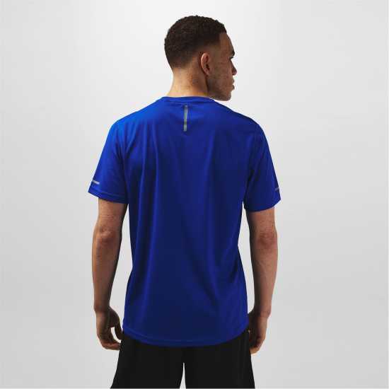 Мъжка Тениска Karrimor Run Short Sleeve T Shirt Mens Кралско синьо Мъжки тениски и фланелки