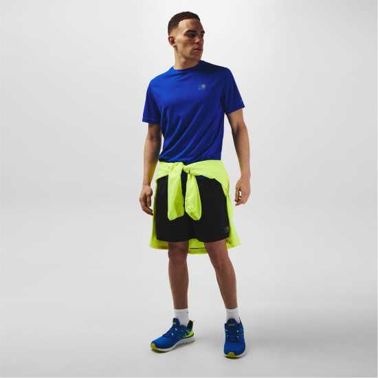Мъжка Тениска Karrimor Run Short Sleeve T Shirt Mens Кралско синьо Мъжки тениски и фланелки