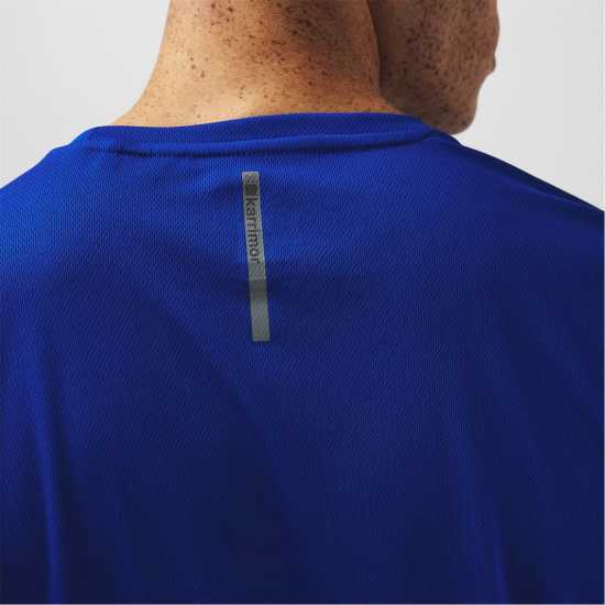 Мъжка Тениска Karrimor Run Short Sleeve T Shirt Mens Кралско синьо Мъжки тениски и фланелки