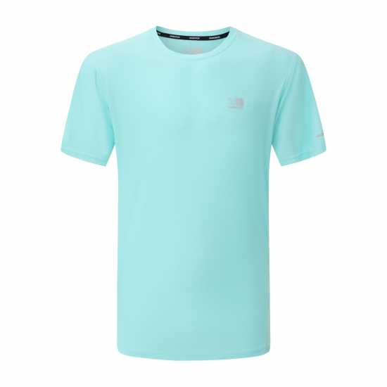 Мъжка Тениска Karrimor Run Short Sleeve T Shirt Mens Aqua Splash 