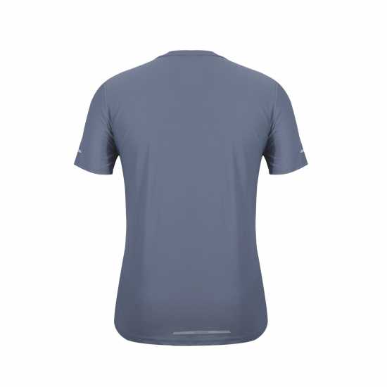 Мъжка Тениска Karrimor Run Short Sleeve T Shirt Mens Stormy Blue Мъжко облекло за едри хора