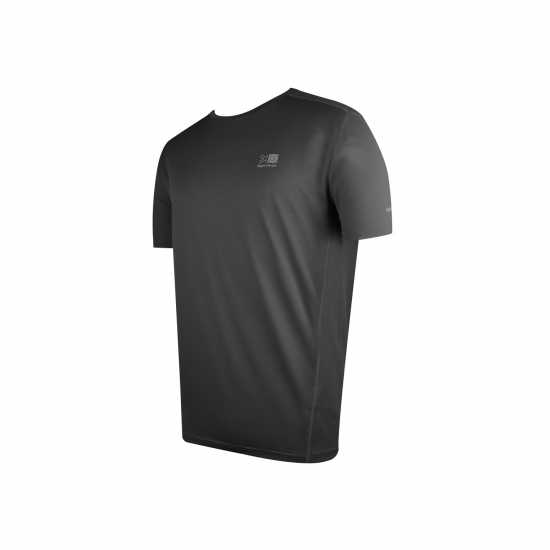Мъжка Тениска Karrimor Run Short Sleeve T Shirt Mens Угъл Мъжки тениски и фланелки