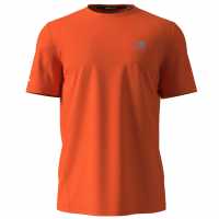 Мъжка Тениска Karrimor Run Short Sleeve T Shirt Mens Изгаряно Охра Мъжки тениски и фланелки