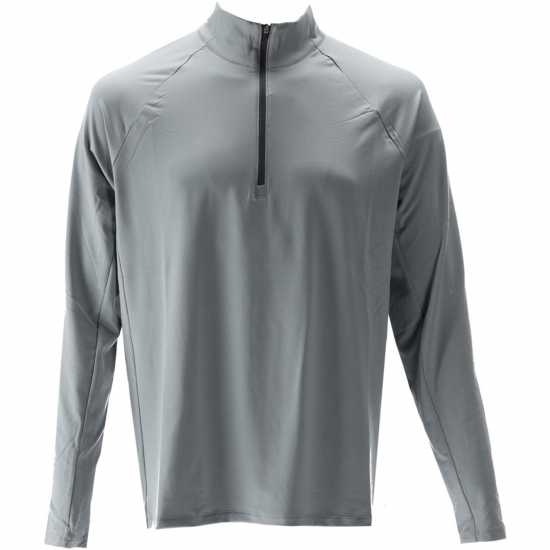 Мъжки дрехи за бягане Nathan Tempo Quarter Zip Sn99 Monument Grey Nathan Tempo Quarter Zip Sn99 Monument Grey Мъжки дрехи за бягане