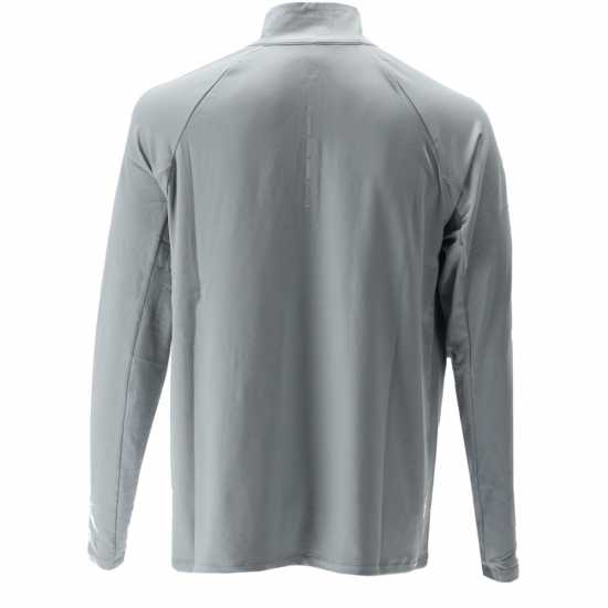 Мъжки дрехи за бягане Nathan Tempo Quarter Zip Sn99 Monument Grey Nathan Tempo Quarter Zip Sn99 Monument Grey Мъжки дрехи за бягане