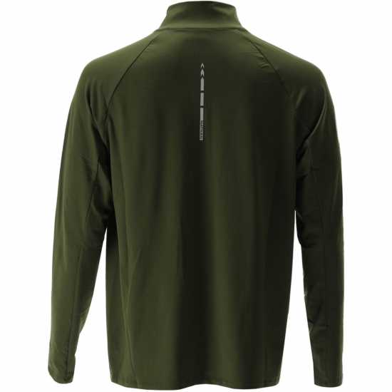 Мъжки дрехи за бягане Nathan Tempo Quarter Zip Sn99 Forest Green Nathan Tempo Quarter Zip Sn99 Forest Green Мъжки дрехи за бягане