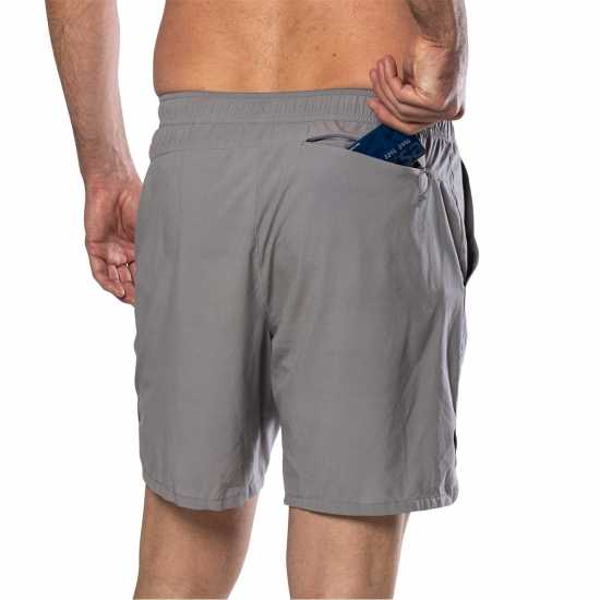 Nathan Ess Shrts 7In Sn99 Monument Grey Мъжки дрехи за бягане