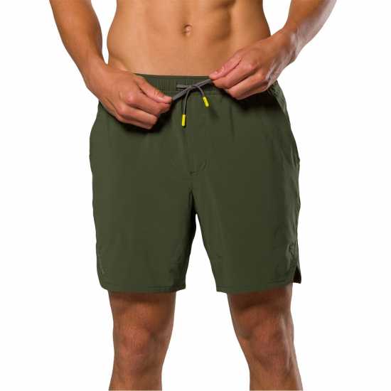 Nathan Ess Shrts 7In Sn99 Forest Green Мъжки дрехи за бягане