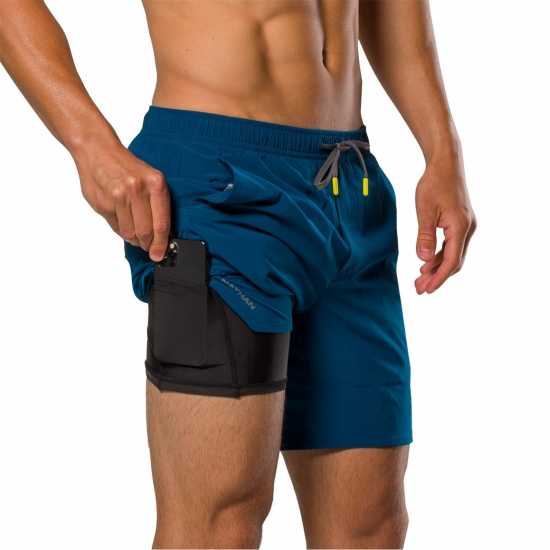 Nathan Ess Shrts 7In Sn99 Sailor Blue Мъжки дрехи за бягане