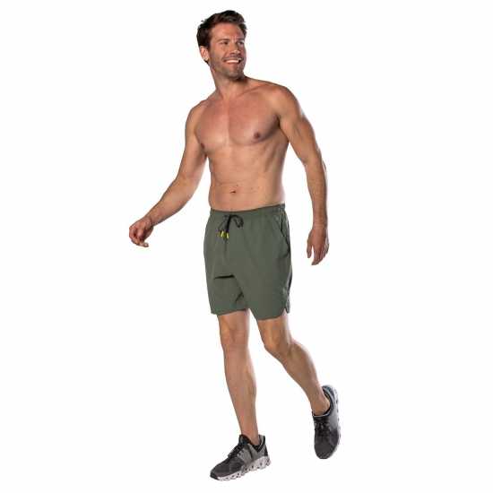 Nathan Ess Shrt 7 Un Sn99 Forest Green Мъжки дрехи за бягане