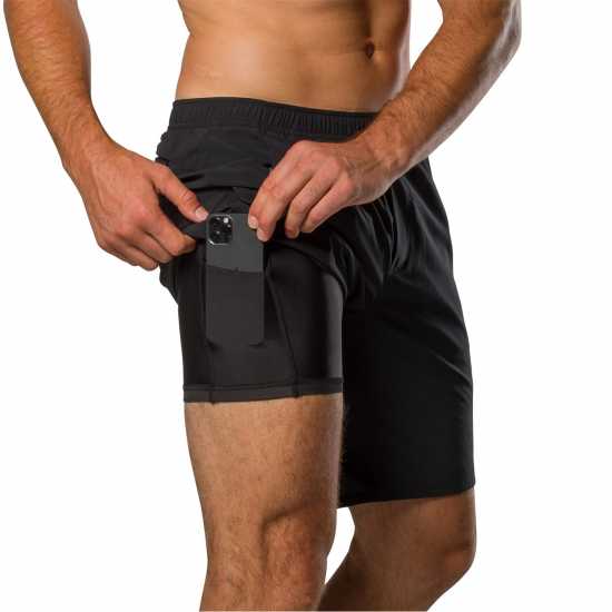 Nathan Es Shrt 9 2.0 Sn99 Black Мъжки дрехи за бягане