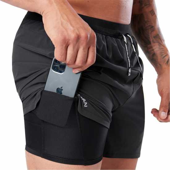 Nathan Front Shr 3.0 Sn99 Black Мъжки дрехи за бягане