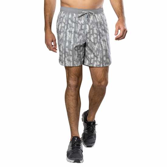 Мъжки дрехи за бягане Nathan Ess Short 7In Sn99 Grey Broken Nathan Ess Short 7In Sn99 Grey Broken Мъжки дрехи за бягане