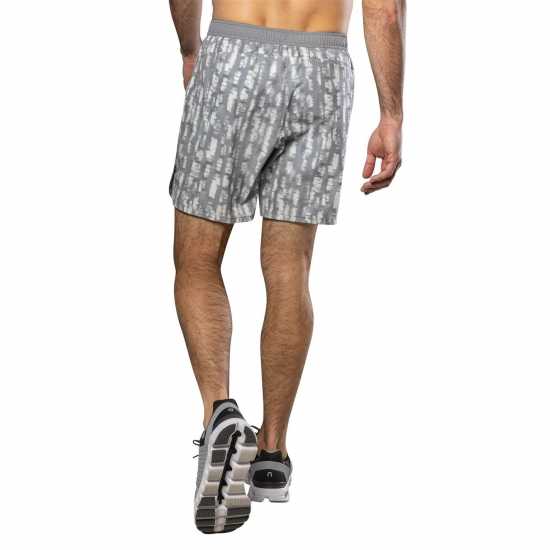 Мъжки дрехи за бягане Nathan Ess Short 7In Sn99 Grey Broken Nathan Ess Short 7In Sn99 Grey Broken Мъжки дрехи за бягане