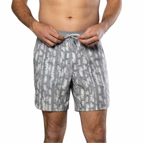Мъжки дрехи за бягане Nathan Ess Short 7In Sn99 Grey Broken Nathan Ess Short 7In Sn99 Grey Broken Мъжки дрехи за бягане