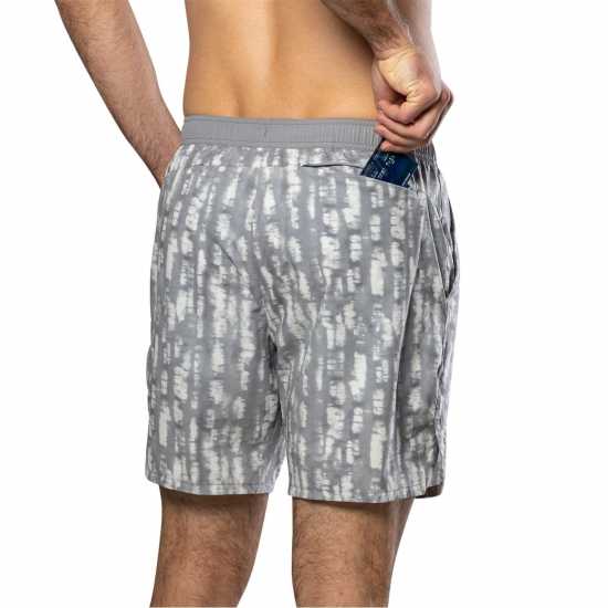 Мъжки дрехи за бягане Nathan Ess Short 7In Sn99 Grey Broken Nathan Ess Short 7In Sn99 Grey Broken Мъжки дрехи за бягане